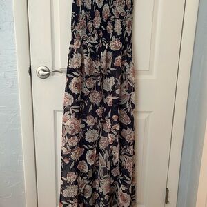 VENUS Navy and Floral Dress